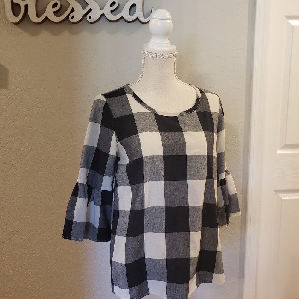 Buffalo check summer shirt